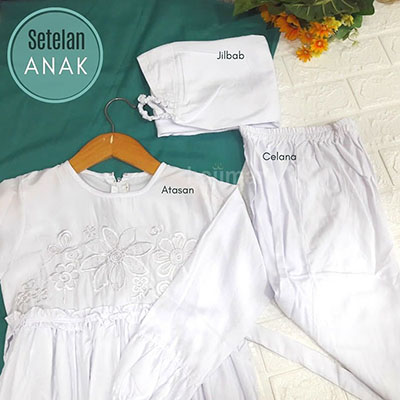 gamis setelan anak katun 3 gamis setelan anak katun 3