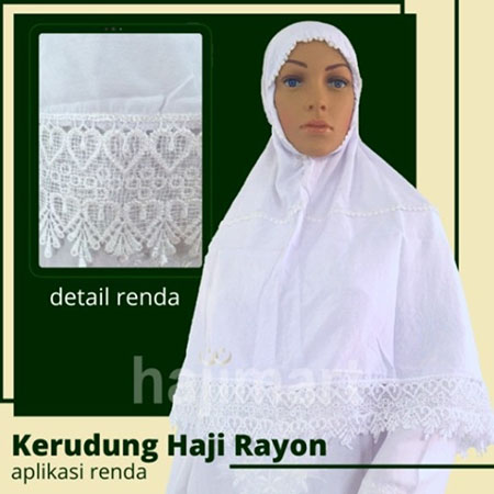 kerudung haji rayon