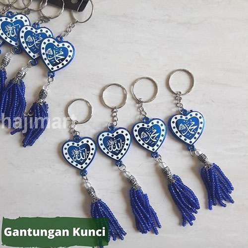 Gantungan Kunci Biru Plastik 1 Gantungan Kunci Biru Plastik 1