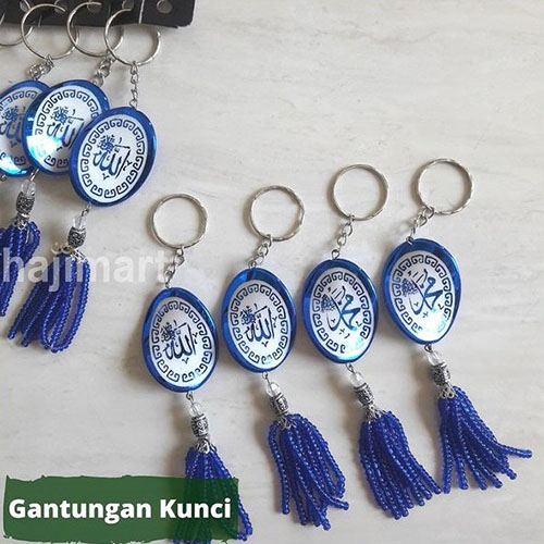 Gantungan Kunci Biru Plastik 2 Gantungan Kunci Biru Plastik 2