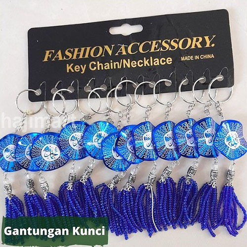 Gantungan Kunci Biru Plastik 5 Gantungan Kunci Biru Plastik 5